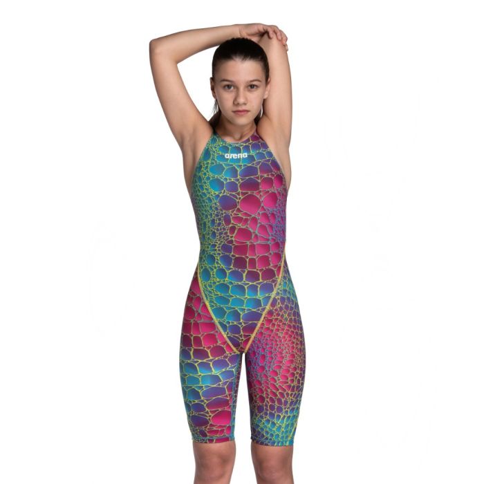 Arena W Powerskin Impulso SL OB black/teal. Uden