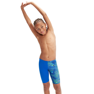 speedo boys jammer blue green