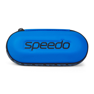 speedo goggle case blue