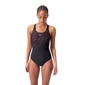hyperboom swimsuit black red