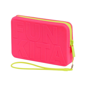 funkita pink clutch bag
