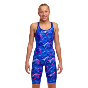 Funkita Rising Tide Girls Fast Legs One Piece