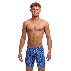 Funky Trunks Blue Bits Boys Training Jammers