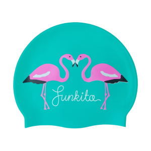 Funkita Go Flamingo Silicone Swimming Cap
