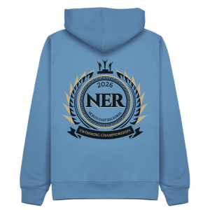 NER blue hoody back