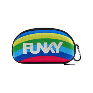 funky rainbowie goggle case