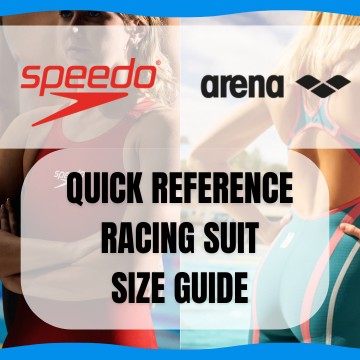 Quick Reference Arena and Speedo Racing Suit Size Guide