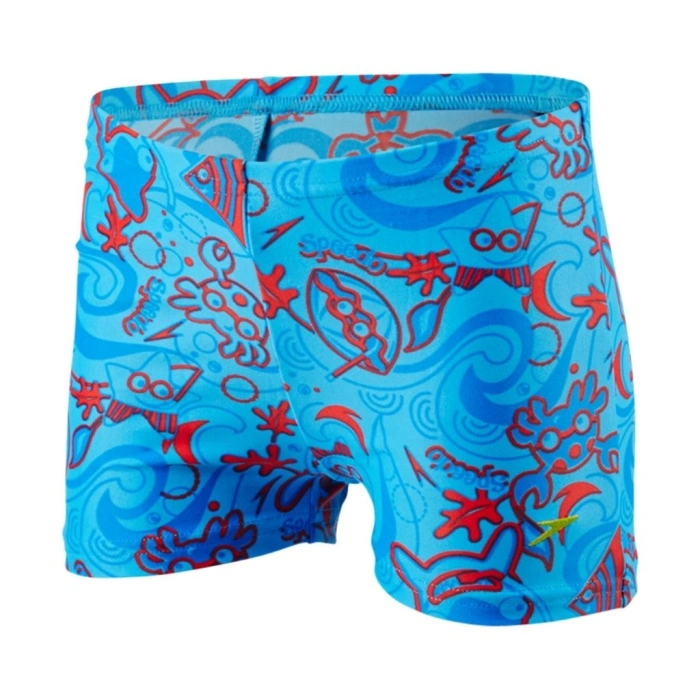 Speedo Aquashorts De Plongée Garçon - Bleu Marine/bleu, Confortables Et Séchage Rapide