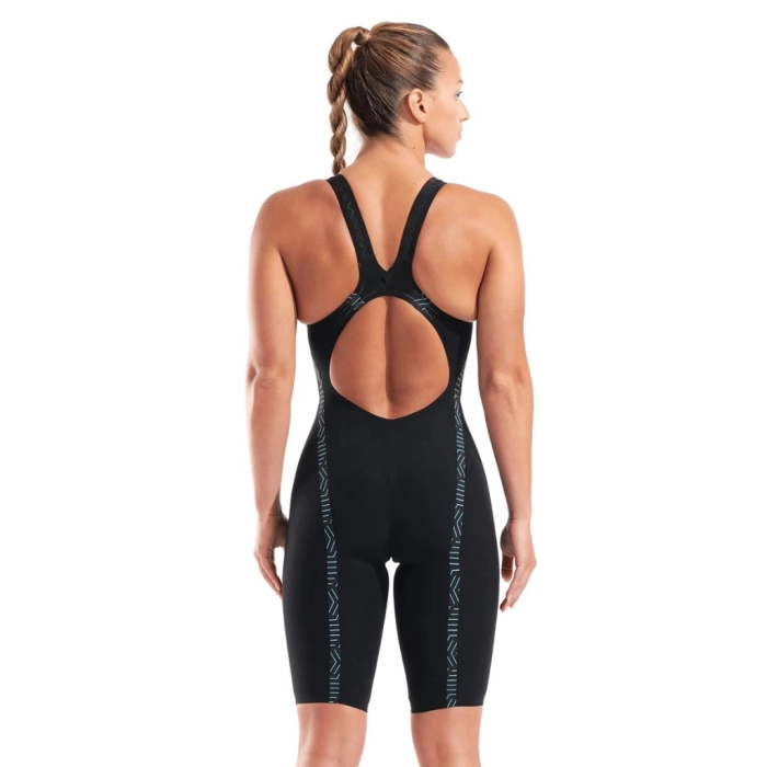 Arena Women's Powerskin Veloce Open Back - Black/Teal | Ness
