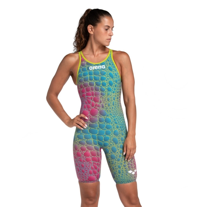 Arena Powerskin Carbon Air2 Open-Back Kneeskin Aurora Caimano
