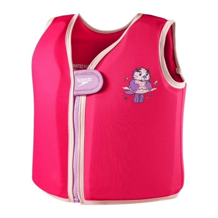 Speedo Infant Learn to Swim Aria Sea Otter Float Vest Pink