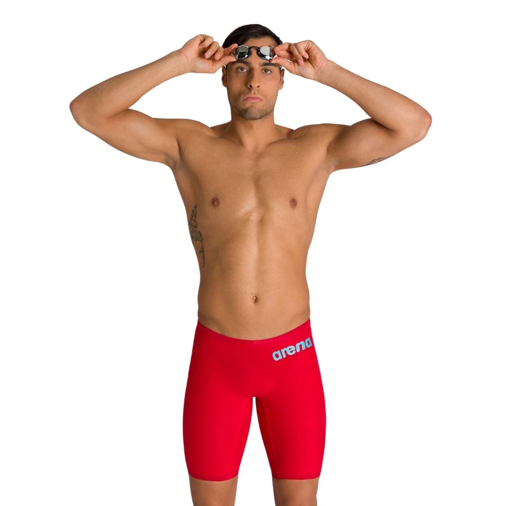 Arena Carbon Air 2 Red Blue Mens Racing Swimwear Ness Swimwear