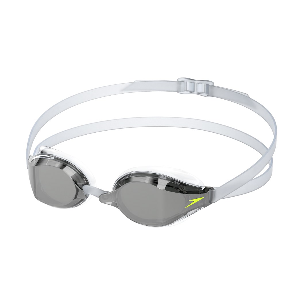 Speedo Fastskin Speedsocket 2 Mirror - Lunettes De Natation Miroir Pour Adulte, Hyper Yellow/Cobalt/Emerald